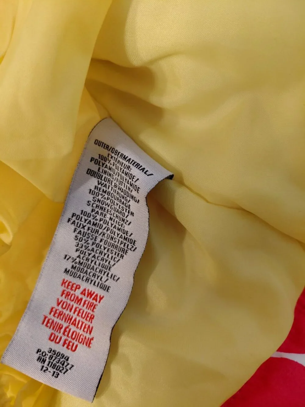 Mini Boden Pink Yellow Coat Jacket Kids Youth 4/5